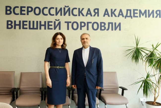 Во Всероссийской академии внешней торговли побывал посол Ирана